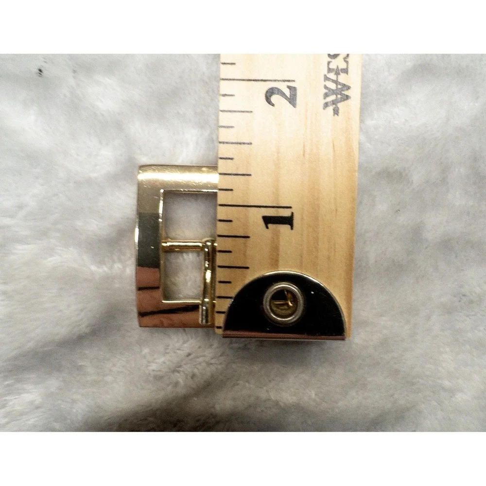 Sam Browne Replacement Belt Buckle Gold 38mm Passthrough 50mm x 38mm Fits 1.5
